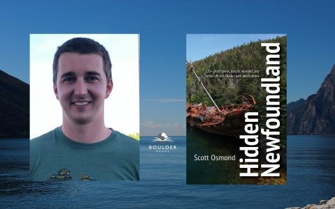 Pic of Author Scott Osmond and Cover of teh book Hidden Newfoundland