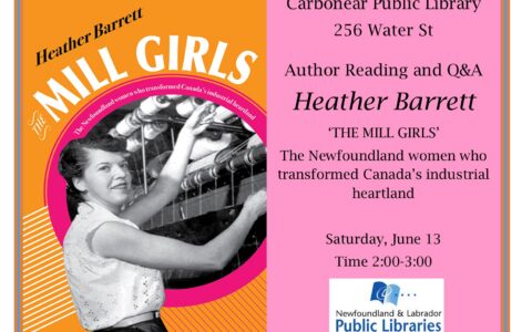 Heather Barrett at Carbonear Public Library