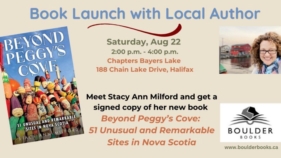 Beyond Peggy's Cove Book Launch Poster